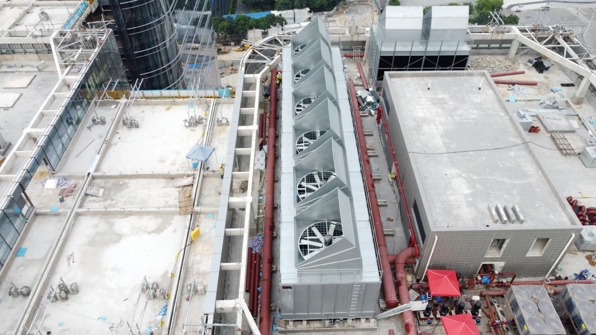 深圳冷卻塔廠家分享循環水量減少的原因及治理,深圳明新冷卻塔官網